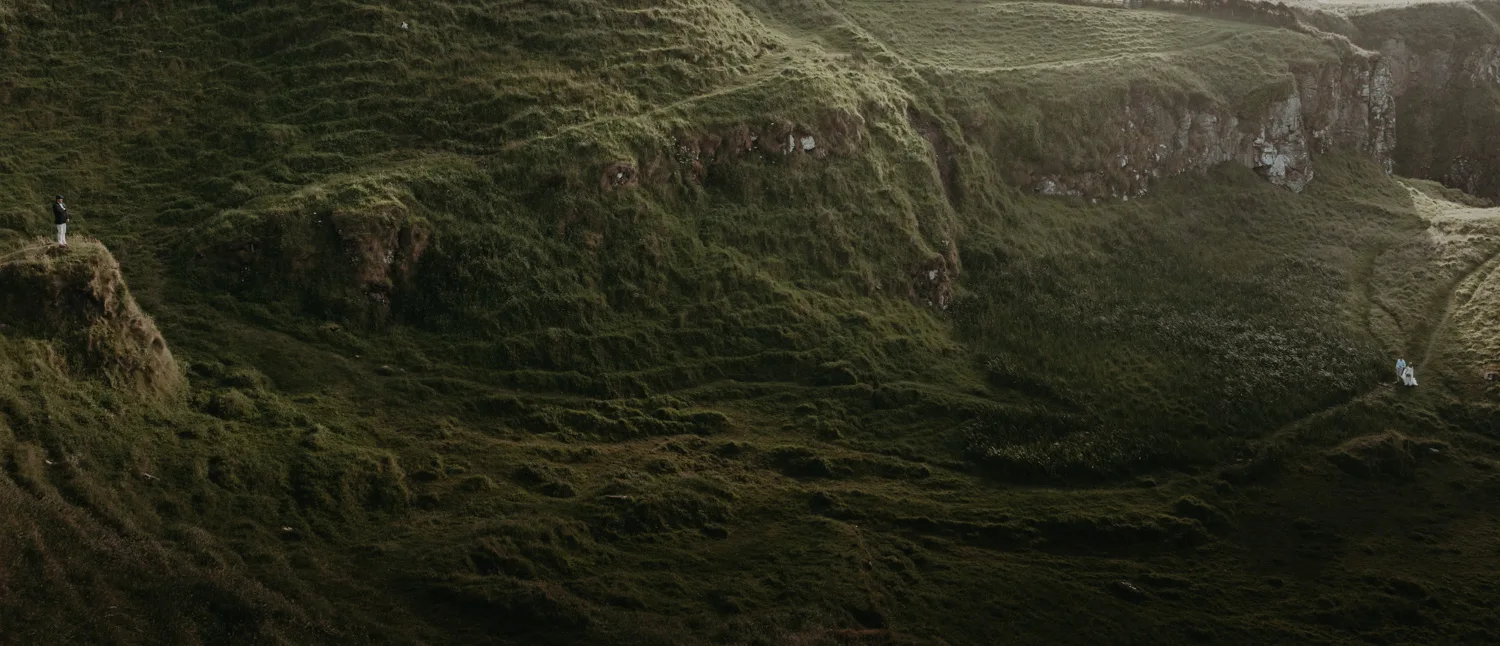 Nicole & Andre's intimate Northern Ireland elopement, by Sharyn Hodges & Nordic Vows