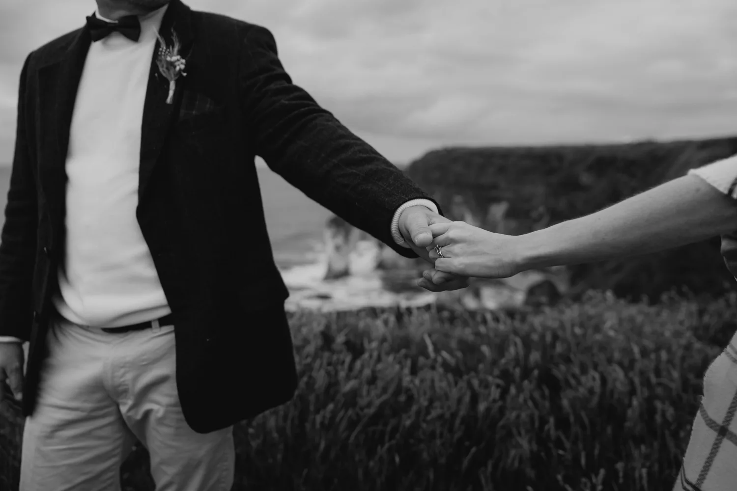 Nicole & Andre's intimate Northern Ireland elopement, by Sharyn Hodges & Nordic Vows